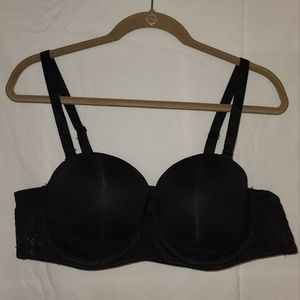 Torrid Curve Push Up Convertible Bra, Black